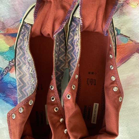 Converse Multicolored Zigzag High-Top Sneakers - Picture 5 of 8